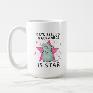 Rats Spelled Backwards Is Star Funny Rat Coffee Mug