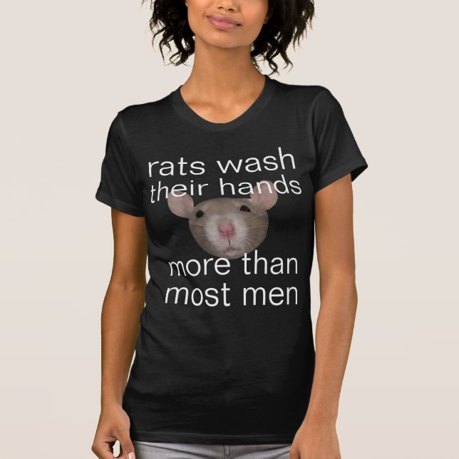 rats wash their hands T-Shirt (Front)
