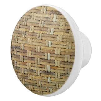 Rattan Ceramic Knob