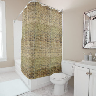 Rattan Shower Curtain