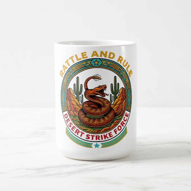 Rattle And Rule Desert Strike Force Coffee Mug (Center)