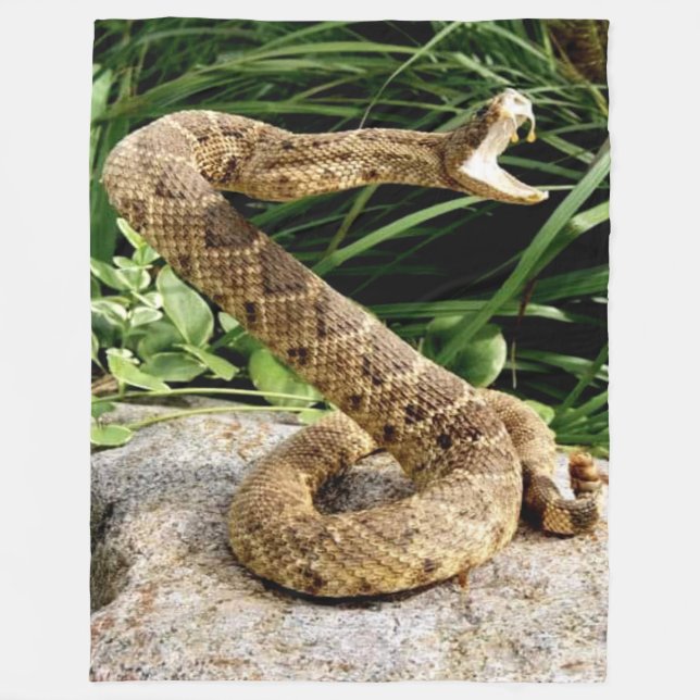 RATTLE SNAKE FLEECE BLANKET (Front)