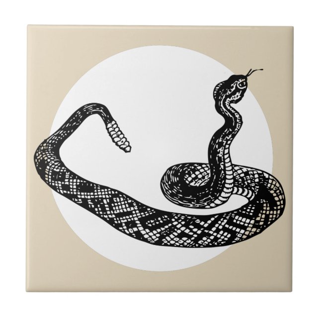 rattle snake tile (Front)