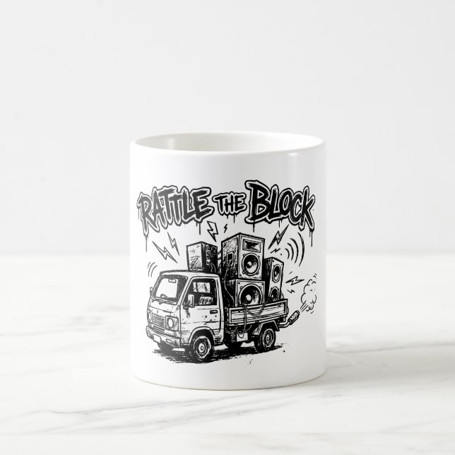 Rattle The Block Coffee Mug (Center)