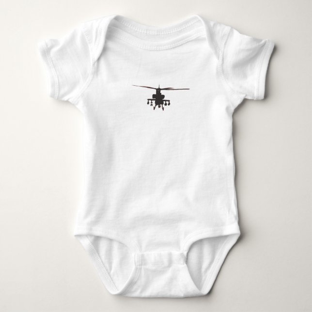 Rattleship T's Baby Bodysuit (Front)
