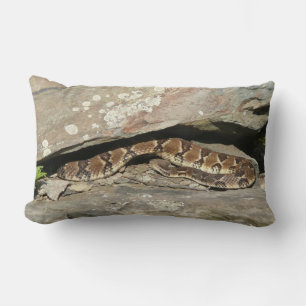 Rattlesnake at Shenandoah National Park Lumbar Cushion