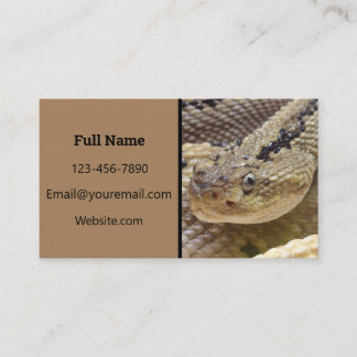 Rattlesnake Business Card