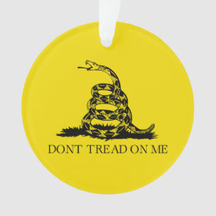 Rattlesnake Gadsden Flag: Fight, Resistance Ornament