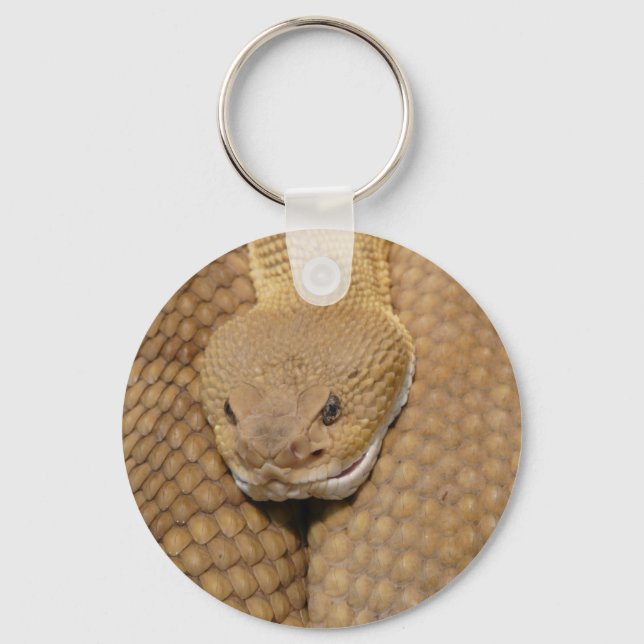 Rattlesnake Head Key Ring (Front)