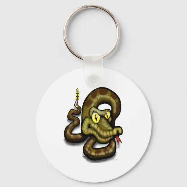 Rattlesnake Key Ring (Front)