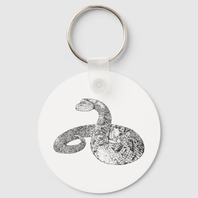 Rattlesnake Key Ring (Front)