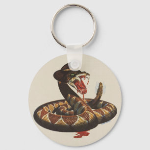 Rattlesnake Keychain
