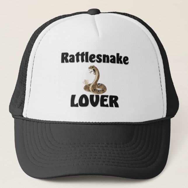 Rattlesnake Lover Trucker Hat (Front)