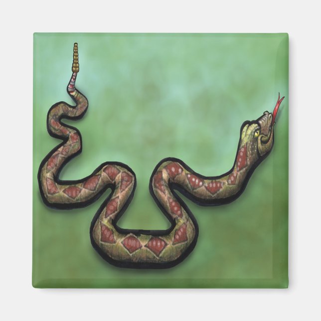 Rattlesnake Magnet (Front)