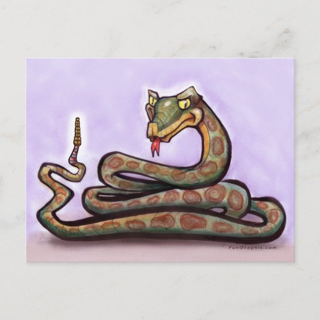 Rattlesnake Postcard (Front)
