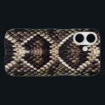 Rattlesnake Print Cell Phone Case<br><div class="desc">Detailed diamondback rattlesnake print smartphone case.  Versions for most recent iPhone and Galaxy models available.</div>