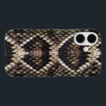 Rattlesnake Print Cell Phone Case<br><div class="desc">Detailed diamondback rattlesnake print smartphone case.  Versions for most recent iPhone and Galaxy models available.</div>