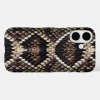 Rattlesnake Print Cell Phone Case