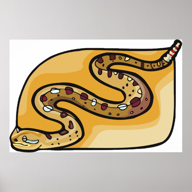 Rattlesnake Reptile Poster (Front)