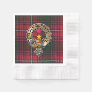 Rattray Tartan & Badge Napkin
