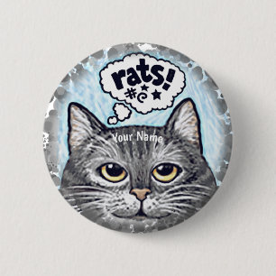 ratzcat oh rats cat pin