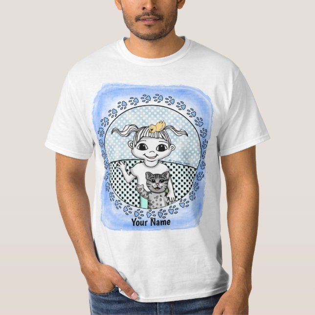Ratzy Cat and Bitzy  T-Shirt (Front)