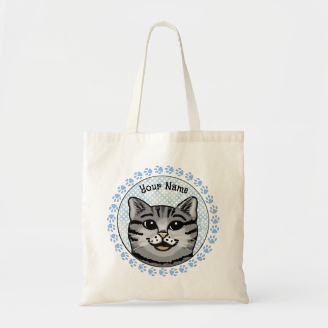 Ratzy Cat Face  Tote Bag (Front)