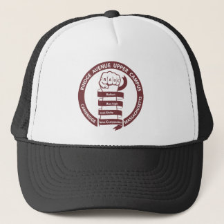 RAUC Trucker Style Hat Maroon Logo