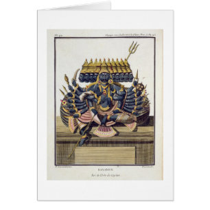 Ravana, demon king of Ceylon, from 'Voyage aux Ind