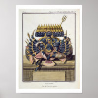 Ravana, demon king of Ceylon, from 'Voyage aux Ind