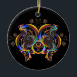 Rave ButterFly Ornament<br><div class="desc">This Beautiful Rave King Butterfly Ornament,  is an perfect Gift for Special Occasions,  Christmas,  Wedding Gifts,  Engagements Gifts,  Major Holidays,  Hanukkah gifts,  Passover Gifts,  Greeting's,  Morthers day, Home Decor</div>