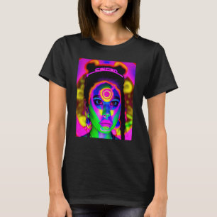 Rave Party Psychedelic EDM Trance Club DJ Neon 11 T-Shirt