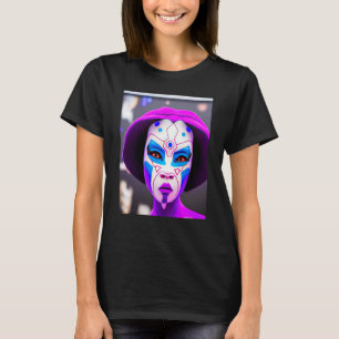 Rave Party Psychedelic EDM Trance Club DJ Neon 3 T-Shirt