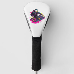 Rave Skull � EDM Party Skeleton DJ Golf Head Cover