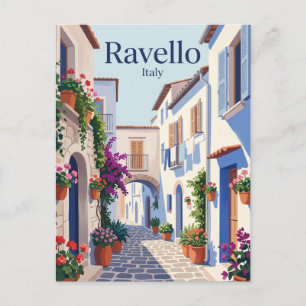 Ravello Alley, Amalfi Coast Italy Postcard