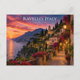 Ravello Italy Travel Postcard