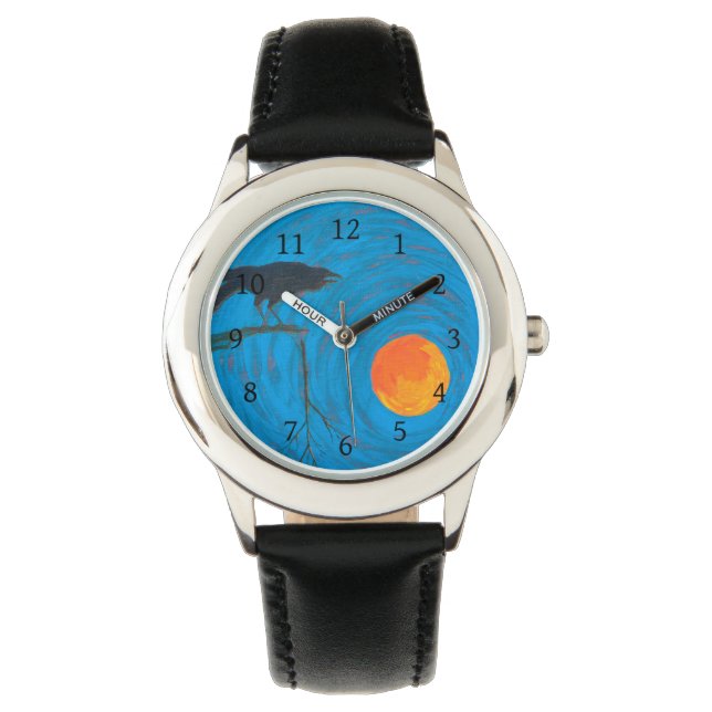Raven and Full Moon Watch (Front)