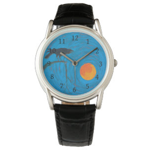 Raven and Full Moon Watch