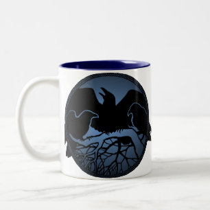 Raven Art Mug Wild Bird Crow Cup Raven  Mugs
