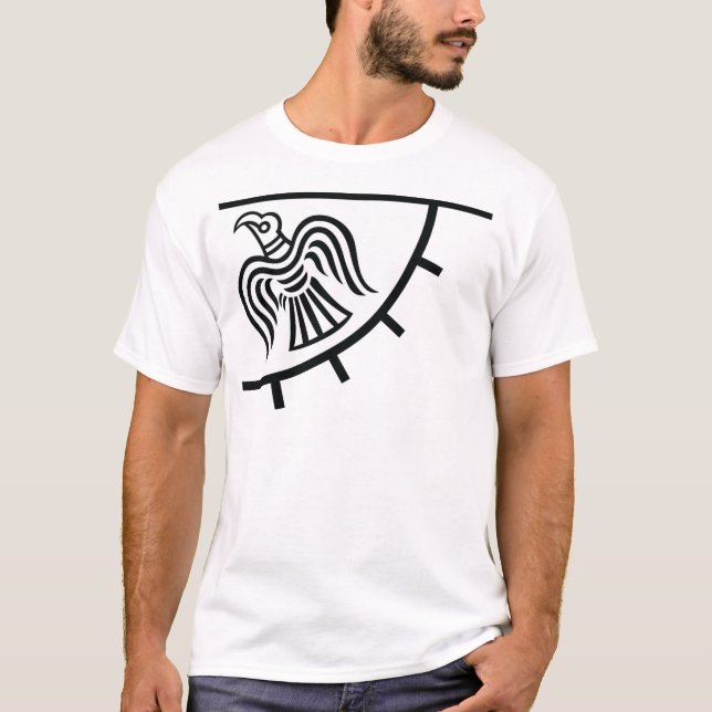 Raven Banner (Viking Flag) T-Shirt (Front)