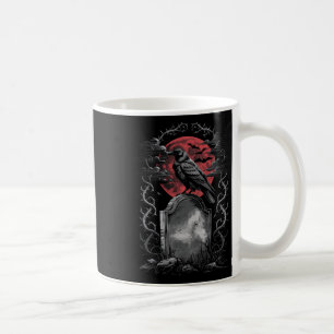 Raven Bird Gothic Raven Art Cemetery Fantasy  Coffee Mug