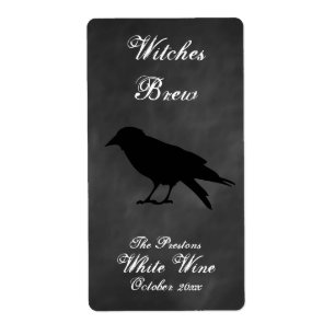 Raven Black Wine Label