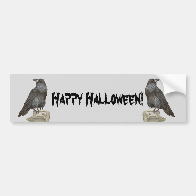Raven Bumper Sticker (Front)