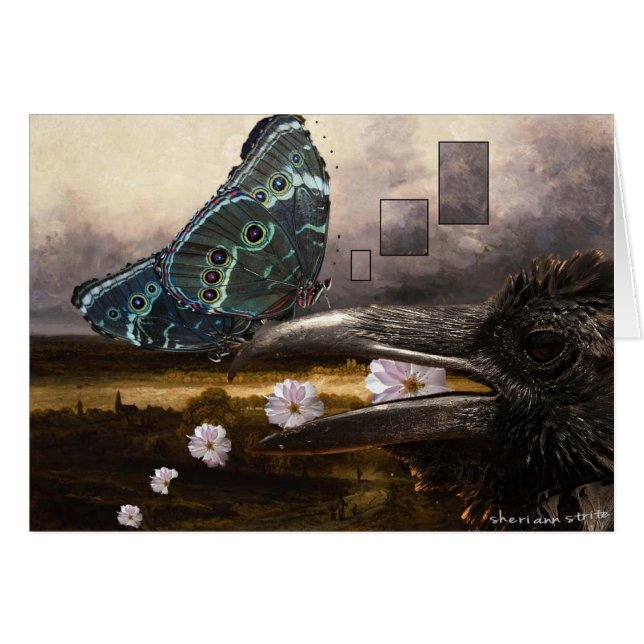 Raven & Butterfly (Front Horizontal)