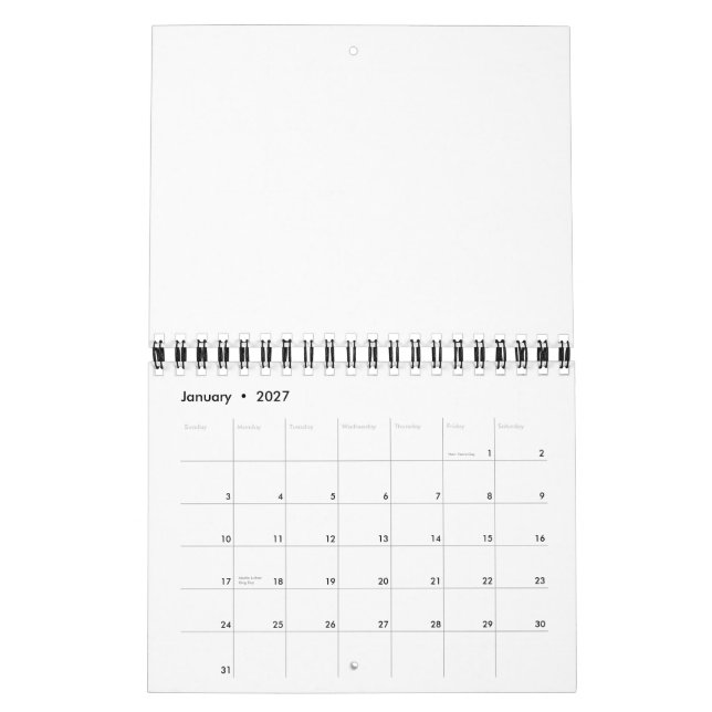 Raven Calendar (Jan 2027)