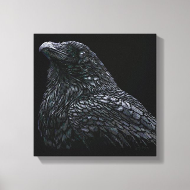 Raven Canvas Print (Front)