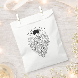 Raven Celestial Halloween Trick or Treat Favour Bag
