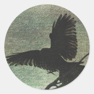 Raven Classic Round Sticker