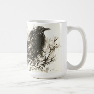 raven coffee mug