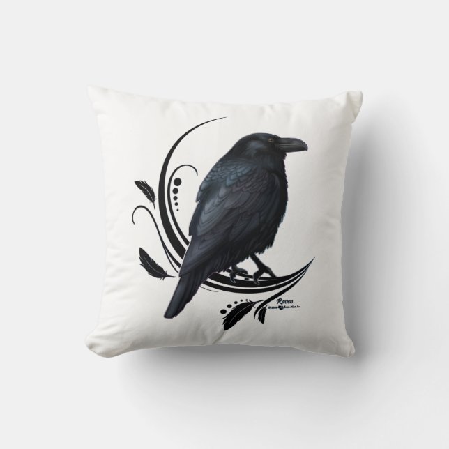 Raven Cushion (Front)